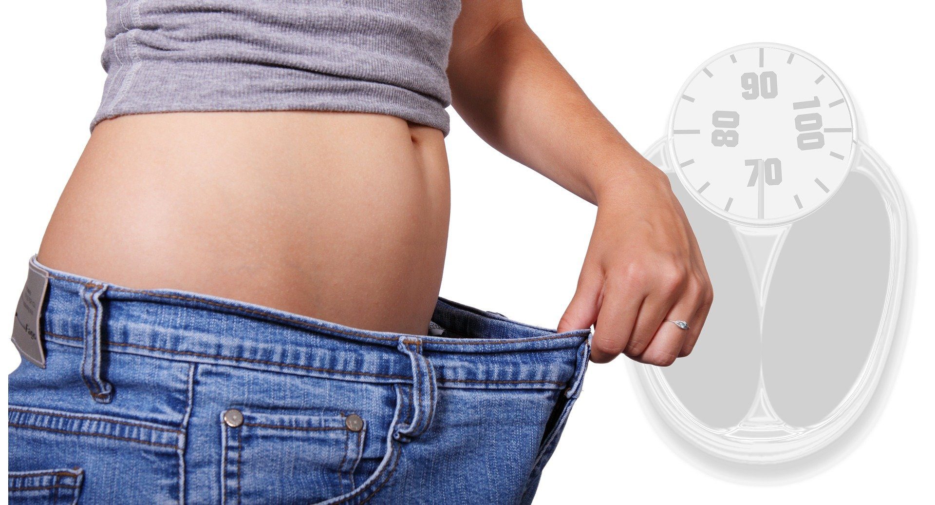 woman losing weight