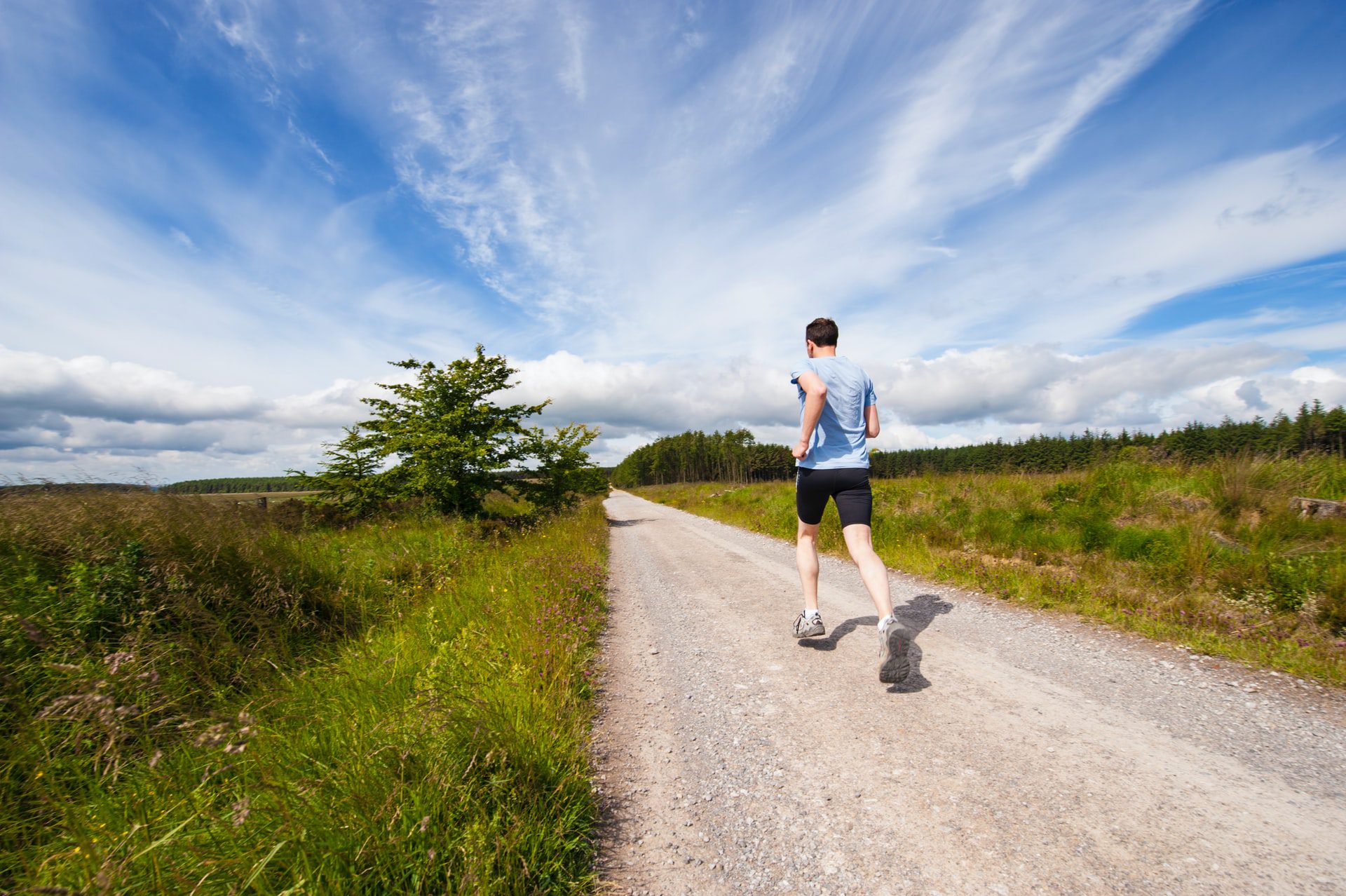 person running