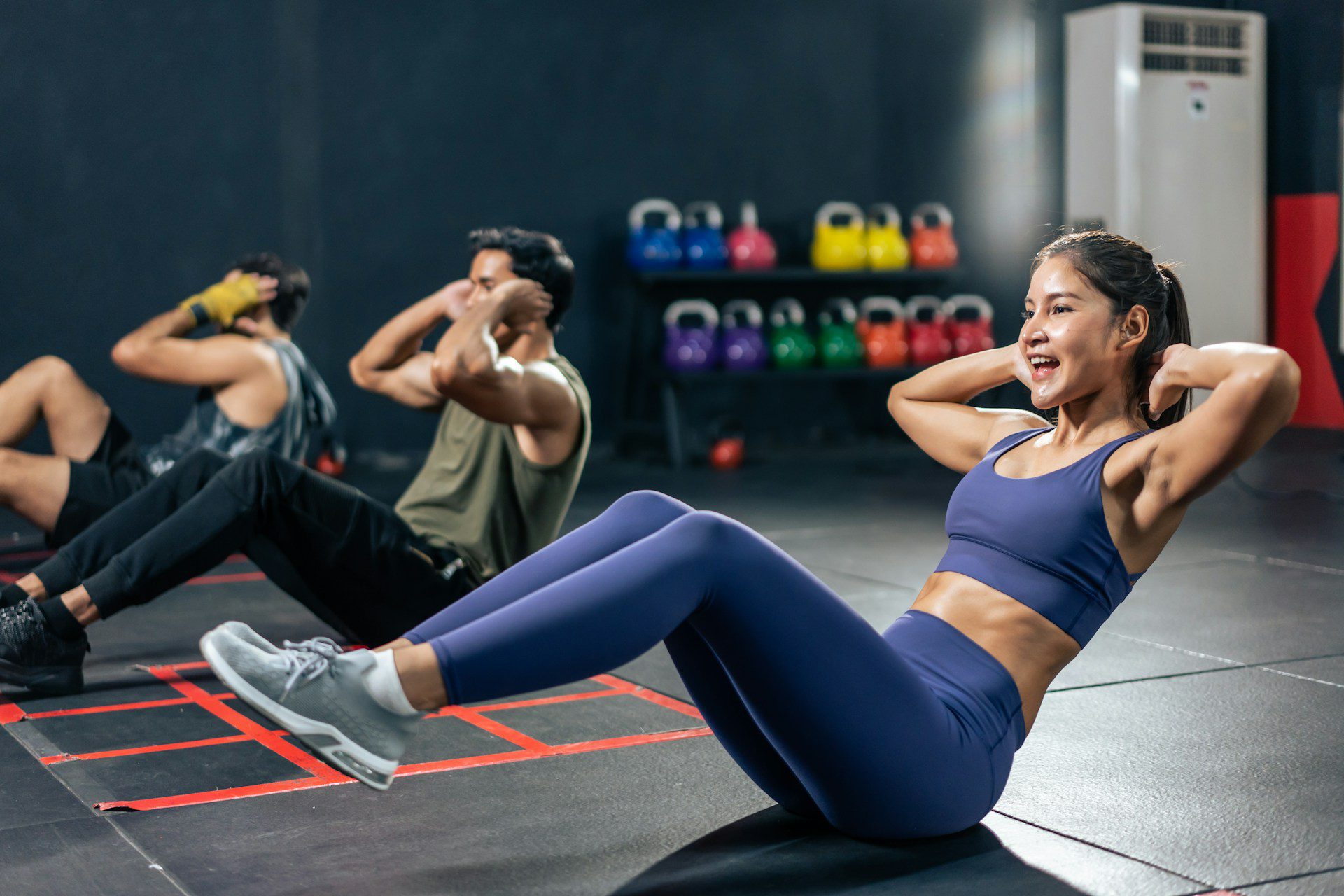 working out